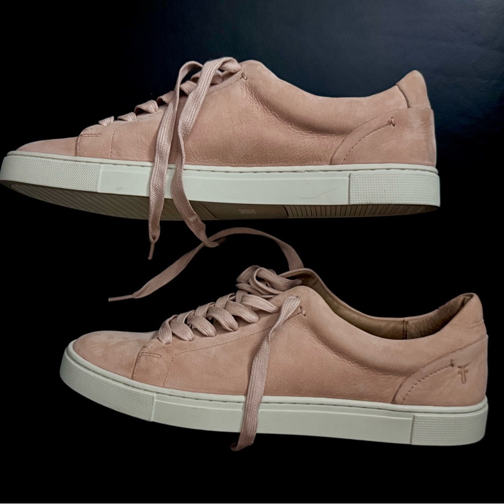 BOGO > NWOT Frye (Ivy Low Lace?) Rose Suede Sneakers - Picture 4 of 8